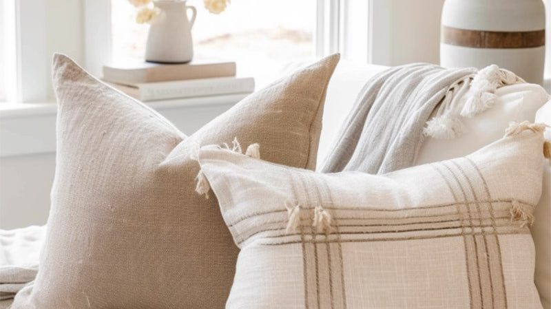 Embracing Farmhouse Elegance with Decorative Pillows