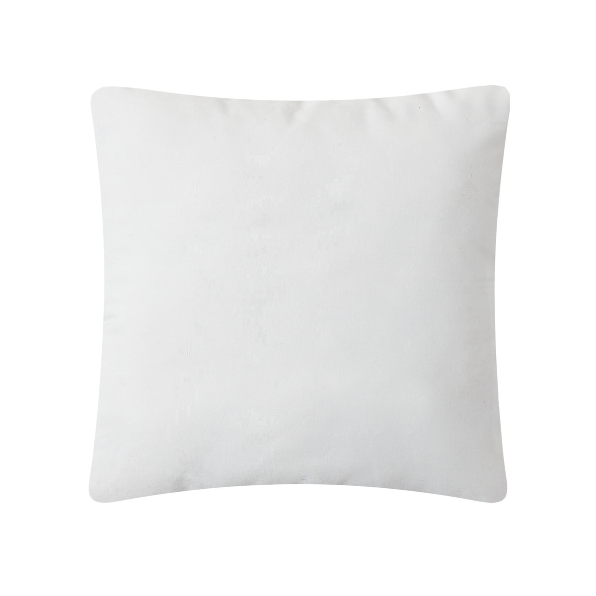 Reverse side of the 3D Reindeer with Bell Hooked Christmas Throw Pillow, 14x14 inch