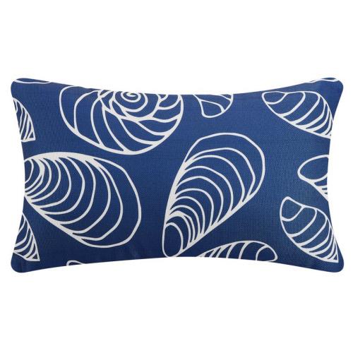 Beachcomber Lumbar Printed Throw Pillow, 12x20 inch, front view