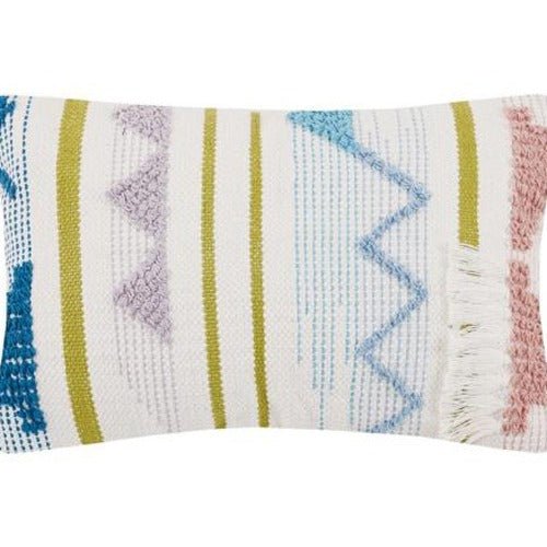 Cayden Decorative Woven Throw Pillow, close-up detail