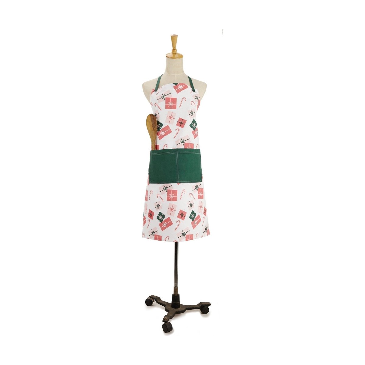 Llama Gifts Christmas Apron, 28x32 inch, front view