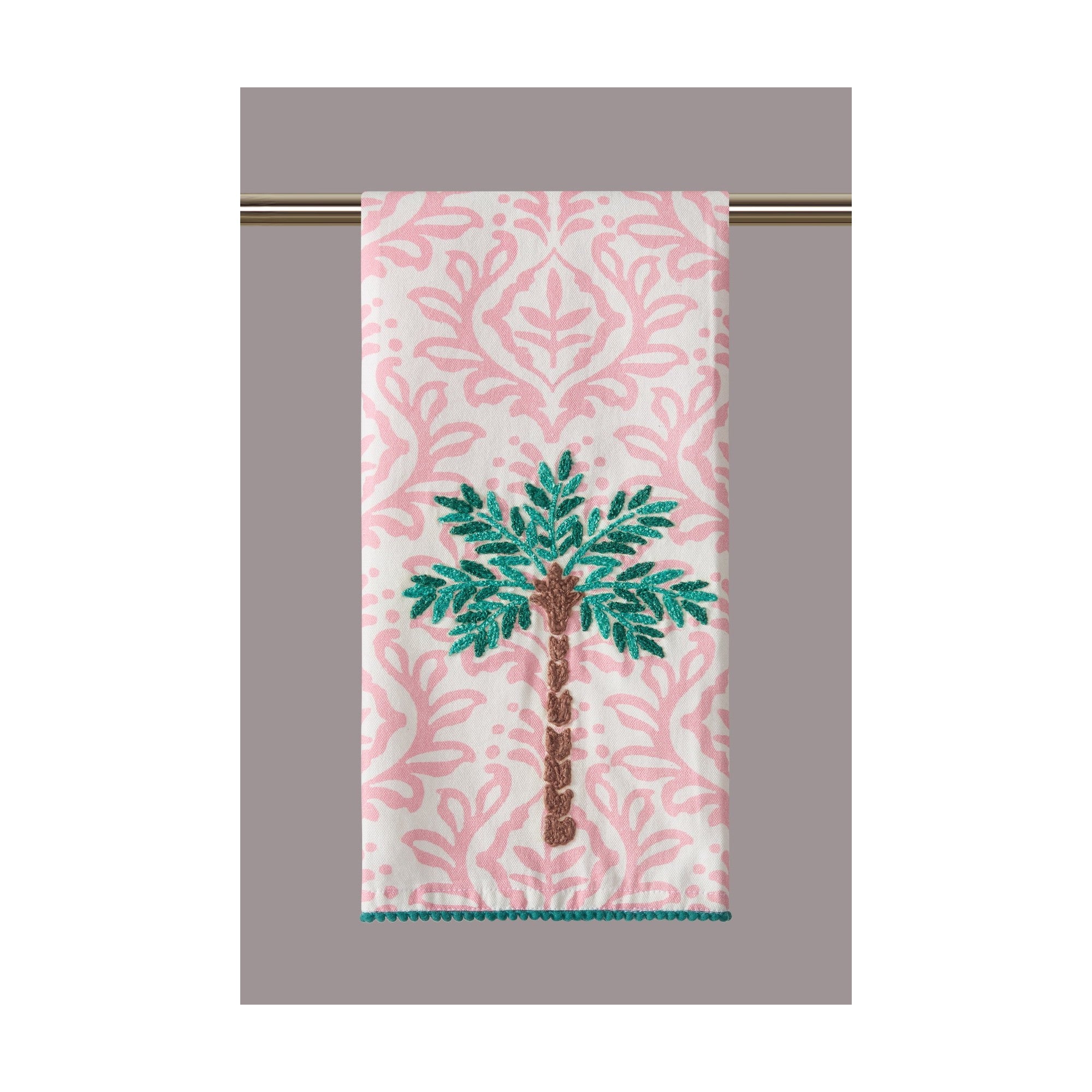 Palm Kitchen Towel, 18x25 inch, front view