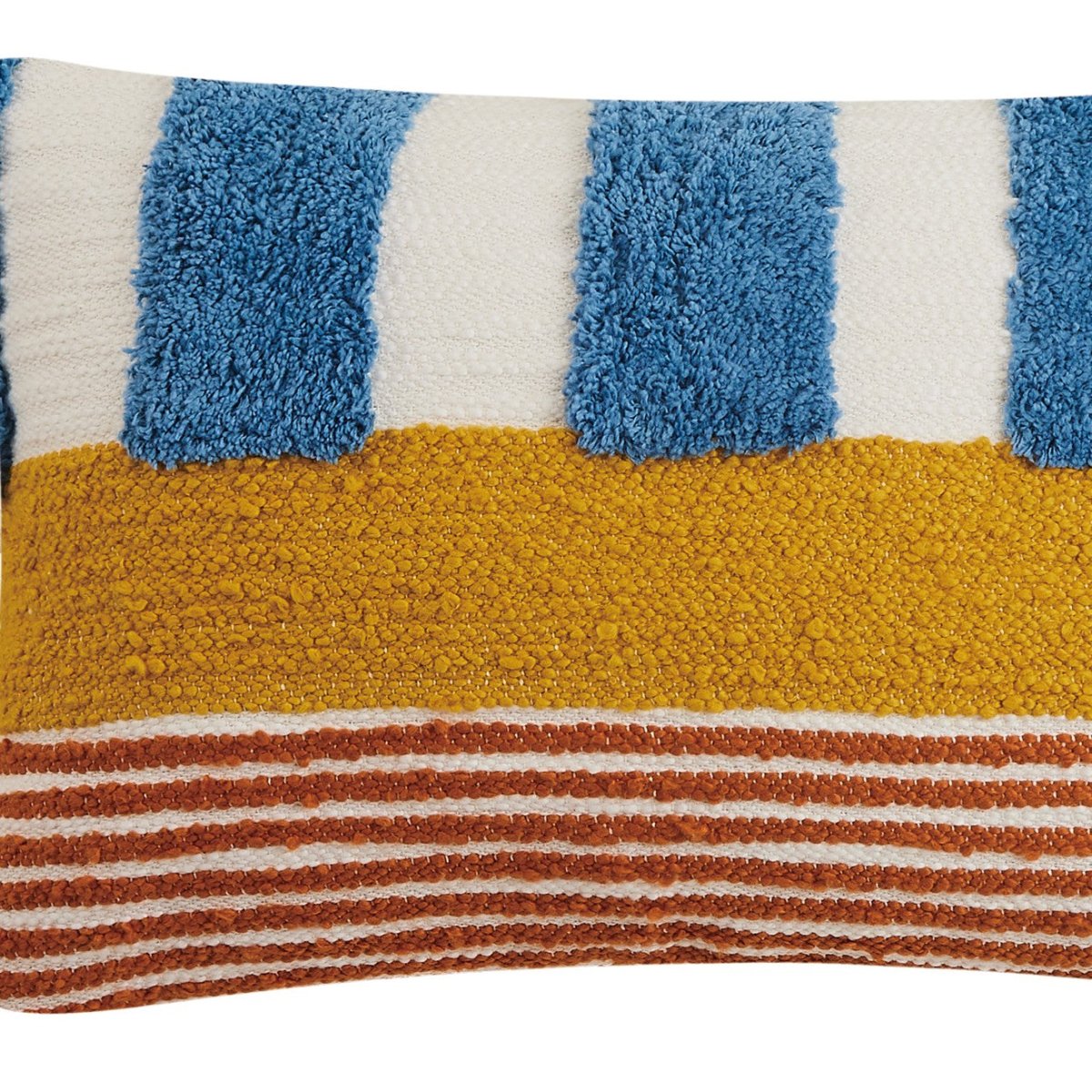 Percy Decorative Hooked Throw Pillow, close-up detail