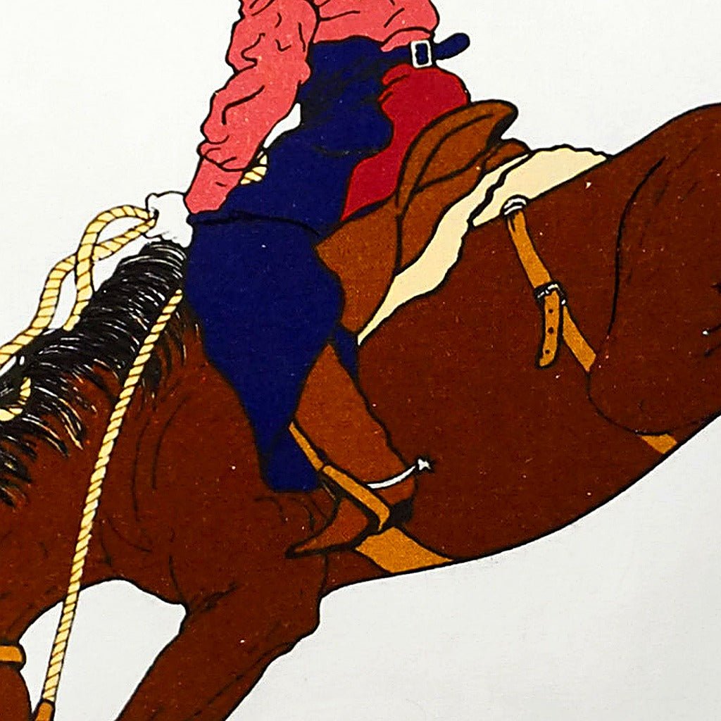 Hand-stitched wool detail of Rustic Cowgirl Adventure Western Lodge needlepoint pillow showing intricate weave pattern and texture