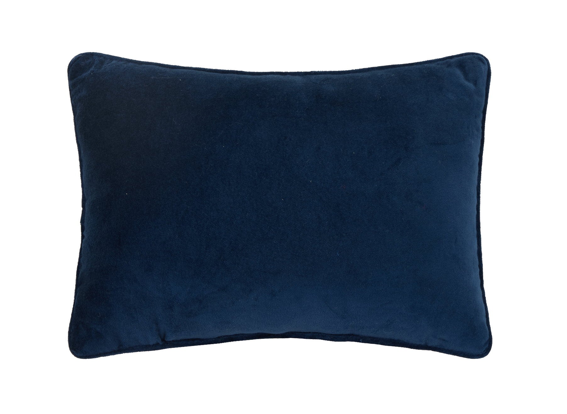 Reverse side of the Sassy/Classy Embroidered Needlepoint Throw Pillow, 10x14 inch