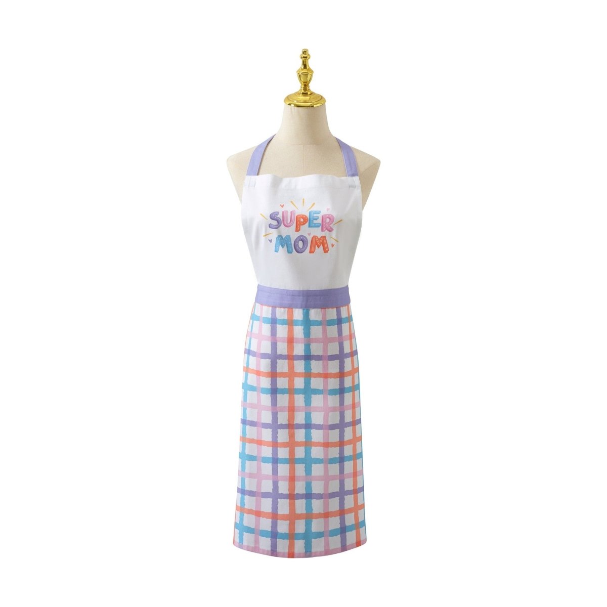 Super Mom Apron, 28x34 inch, front view