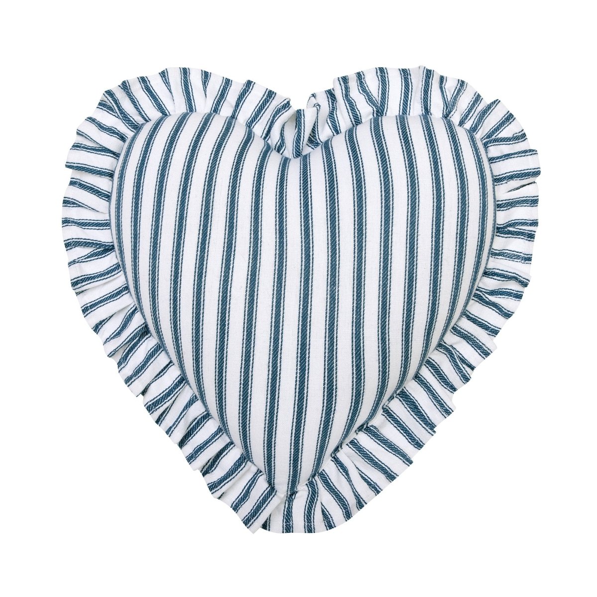 Americana Heart Shaped Printed Patriotic Throw Pillow, 14x14 inch, closer view of the throw pillow