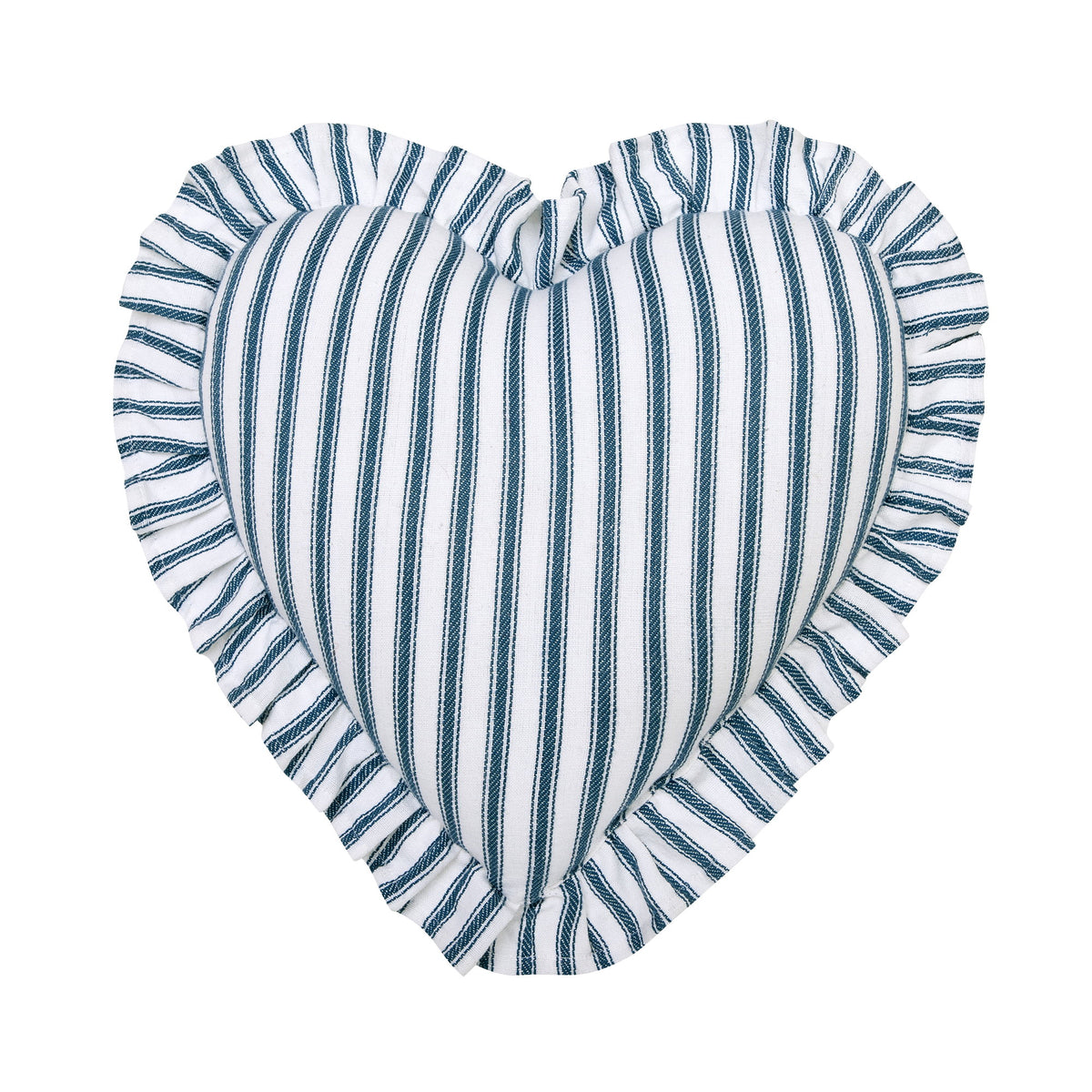 Americana Heart Shaped Printed Patriotic Throw Pillow, 14x14 inch, closer view of the throw pillow