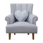 Americana Heart Shaped Printed Patriotic Throw Pillow, 14x14 inch, front view