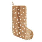 Axis Hooked Wool Christmas Stocking, 12x20 inch, front view