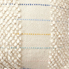 Baubles Embroidered Throw Pillow, close-up detail