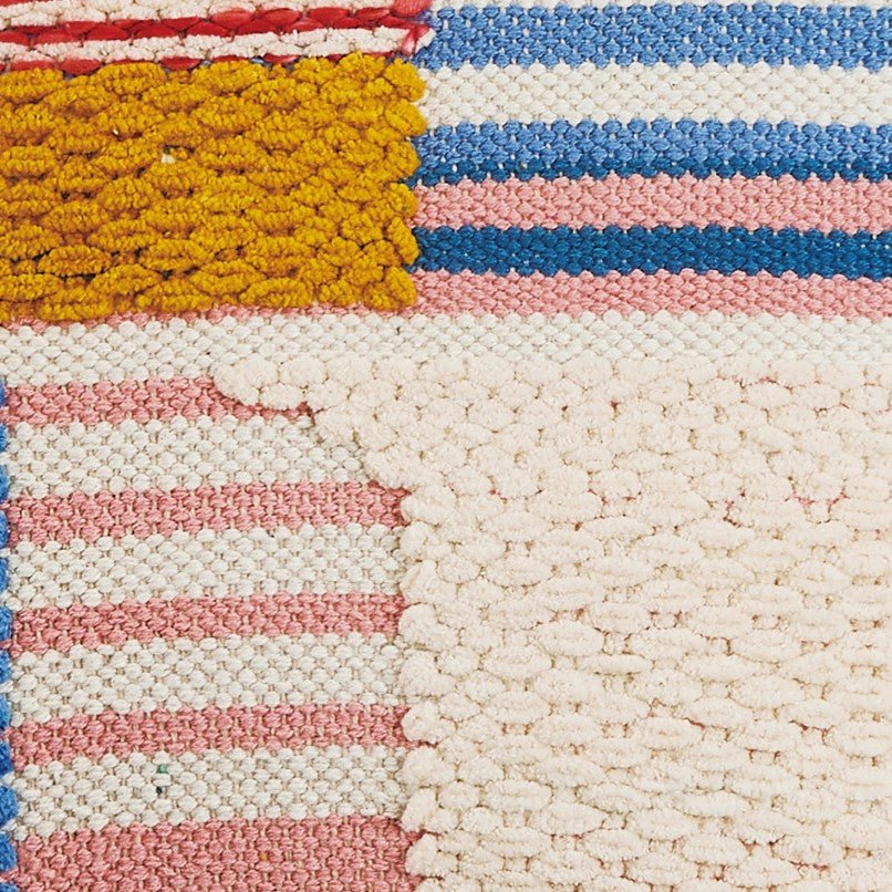Carrie Decorative Woven Throw Pillow, close-up detail