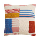 Carrie Decorative Woven Throw Pillow, 18x18 inch, front view