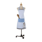 Christmas Penguin Apron, 28x34 inch, front view