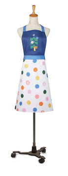 Christmas Tree Apron, 28x34 inch, closer view of the apron