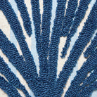 Coastal Shell Tufted Hooked Throw Pillow, close-up detail