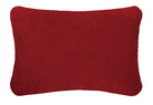 Reverse side of the Dear Santa Embroidered Needlepoint Christmas Throw Pillow, 8x12 inch