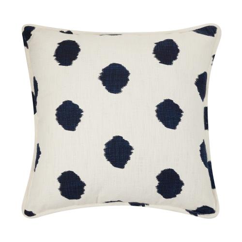 Dot Ink Printed Throw Pillow, 12x18 inch, front view