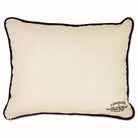 East Carolina University Pirates Embroidered College Pillow - back view showing velvet backing and zipper