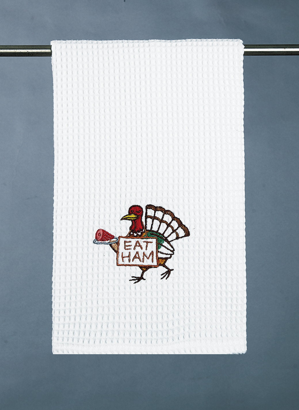 Eat Ham Kitchen Towel, 16x25 inch, front view