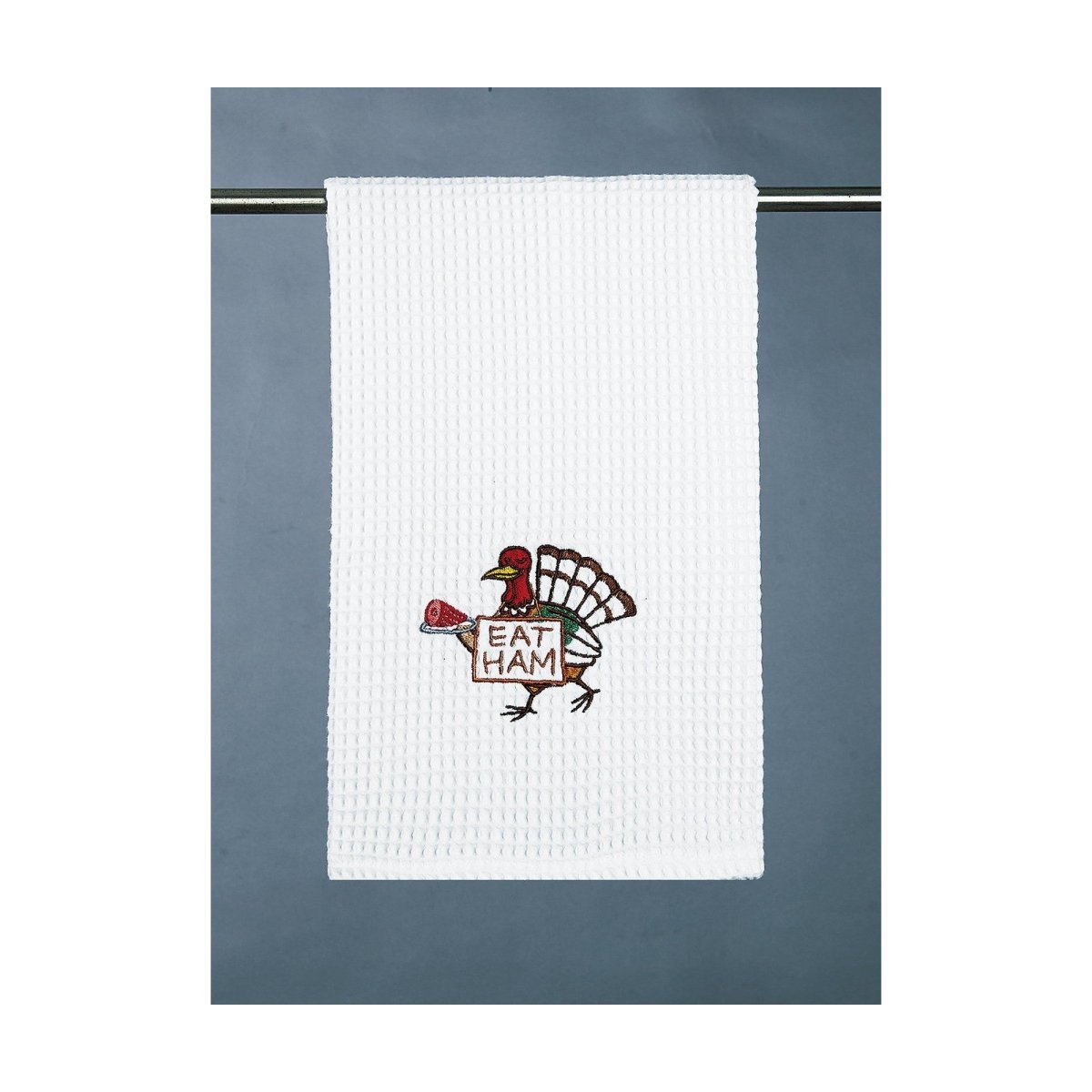 Eat Ham Kitchen Towel, 16x25 inch, front view