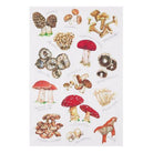 Field Guide Mushroom Kitchen Towel, 18x25 inch, front view