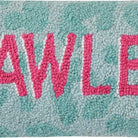 Flawless Hooked Wool Throw Pillow, close-up detail