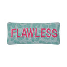 Flawless Hooked Wool Throw Pillow, 8x20 inch, front view