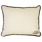Florida State University Seminoles XL Embroidered Throw Pillow - back view showing velvet backing and zipper