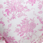 Heart Toile Printed Throw Pillow, close-up detail