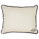 Back view of the Howard University Bison Embroidered College Pillow