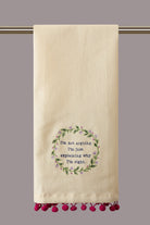 I'm Not Arguing Embroidered Kitchen Towel, 15x22 inch, front view