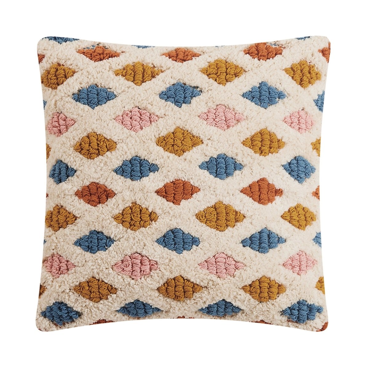 Lana Decorative Woven Throw Pillow, 16x16 inch, front view