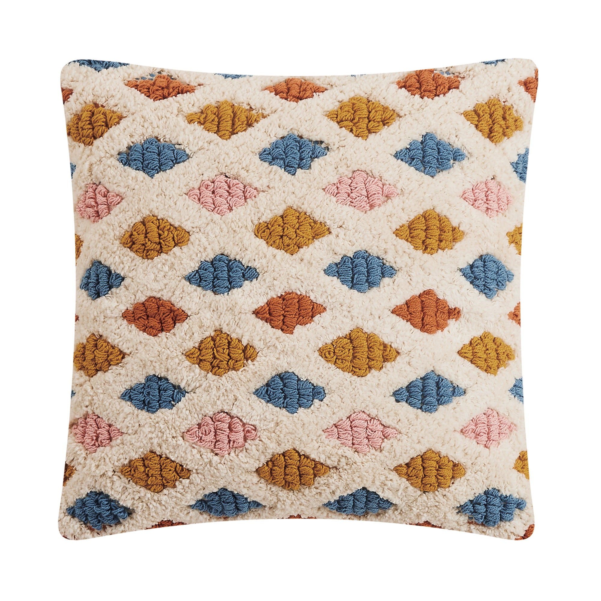 Lana Decorative Woven Throw Pillow, 16x16 inch, front view