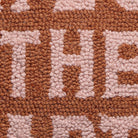 Life of the Party Hooked Wool Throw Pillow, close-up detail
