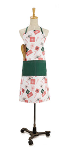 Llama Gifts Christmas Apron, 28x32 inch, front view