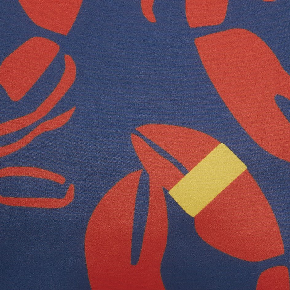 Lobster Bake Printed Throw Pillow, close-up detail
