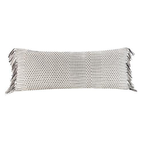 Mavis Woven Throw Pillow, 15x35 inch, front view