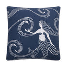 Mermaid Printed Throw Pillow, 20x20 inch, front view