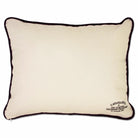 Penn State University Nittany Lions Embroidered College Pillow - back view showing velvet backing and zipper