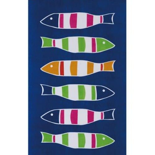 Picket Fish Beach Towel, close-up detail