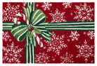Pretty Present Hooked Wool Christmas Rug, 2x3 feet, front view