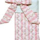 Quilted Cami Bow Christmas Stocking, close-up detail