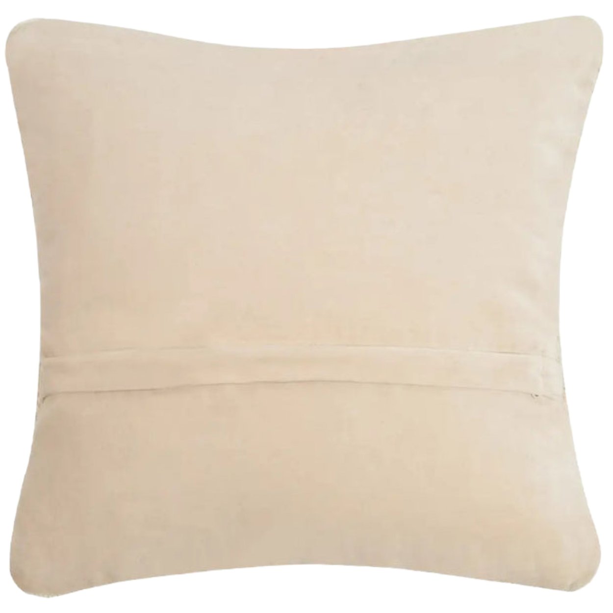 Soft velvet back with hidden zipper and removable cover on the red heart Valentine hand-hooked wool throw pillow, 10x10 inch, polyester insert included.