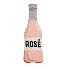Rose Bottle Hooked Wool Throw Pillow, 6x18 inch, front view