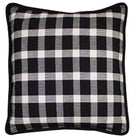 Williamsburg Tavern needlepoint throw pillow with rustic lodge-style design