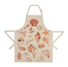 Seashells Printed Apron, 28x34 inch, front view