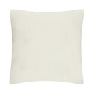 Reverse side of the Sherpa Joy Embroidered Christmas Throw Pillow, 16x16 inch