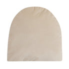 Reverse side of the Snow Globe Shaped Hooked Wool Christmas Throw Pillow, 14x14 inch