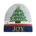 Snow Globe Shaped Hooked Wool Christmas Throw Pillow, 14x14 inch, front view